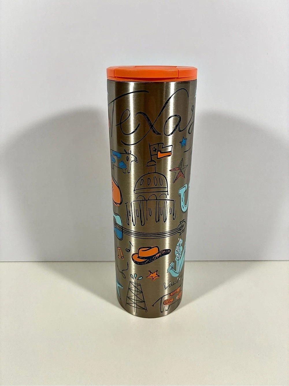 Starbucks TEXAS Been There Series Stainless Steel Travel Tumbler 16 oz NWOB 2021